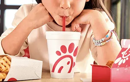 Chick Fil a Menu drinks and refreshing beverages