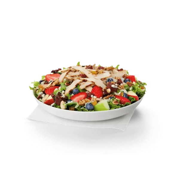 Chick-fil-A Market Salad with grilled chicken, fresh fruit, and mixed greens