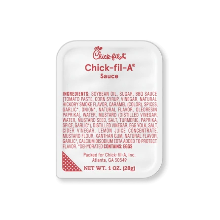 Chick-fil-A Menu Sauces