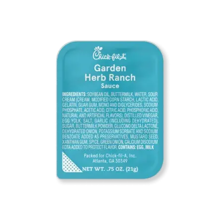 Chick-fil-A Menu Sauces