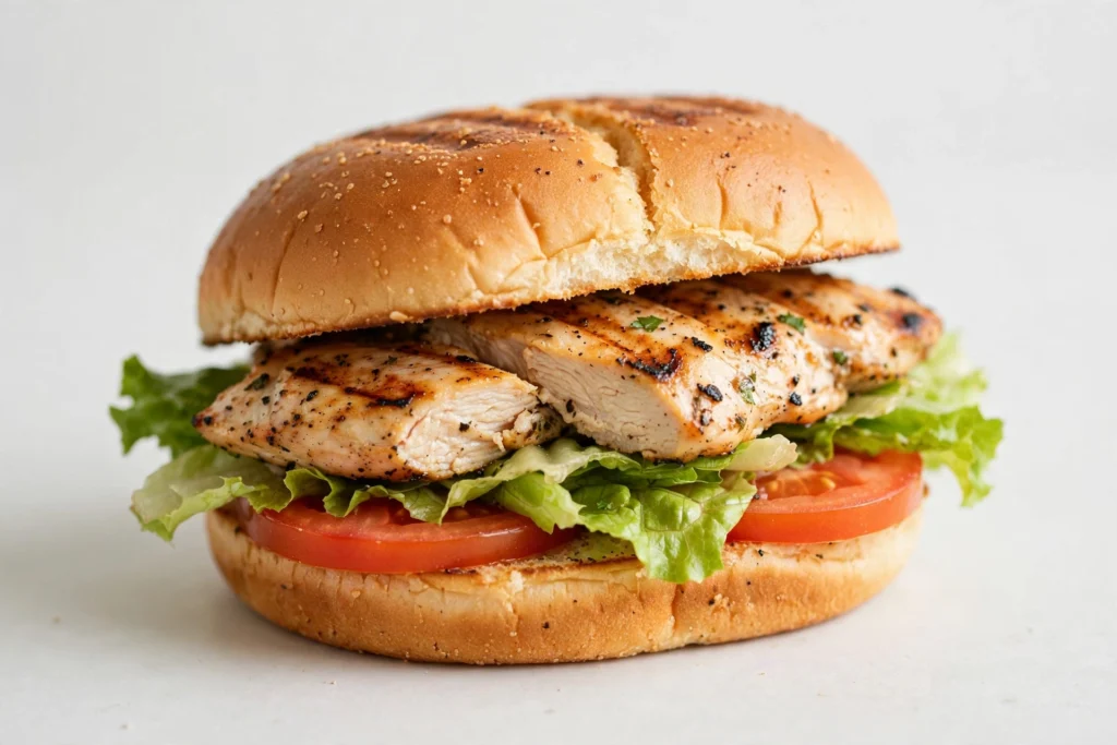 Crispy chicken sandwich close-up - Chick-Fil-A Menu Sacramento